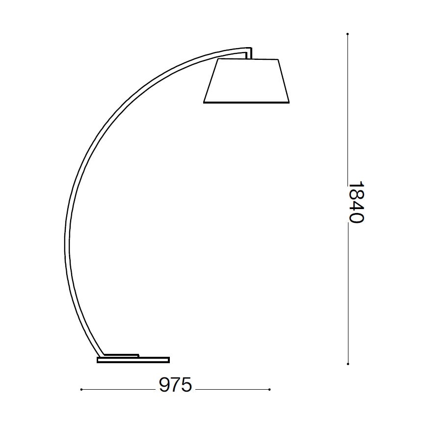 Ideal Lux - Toršeras 1xE27/60W/230V