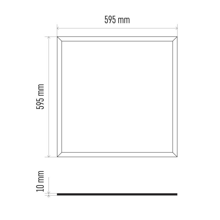 Įleidžiama lubinė LED panelė PROFI PLUS LED/40W/230V CRI 90