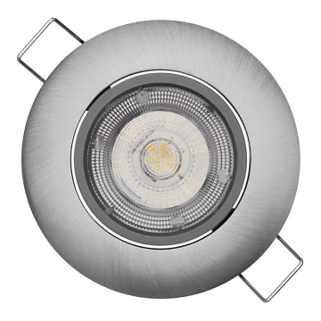 įleidžiamas LED šviestuvas EXCLUSIVE 1xLED/5W/230V 4000 K sidabro spalvos