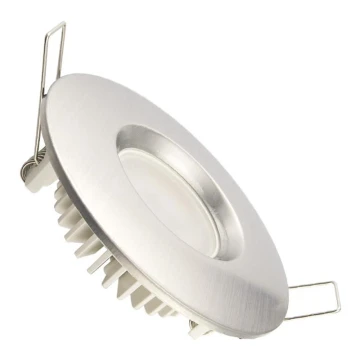 įleidžiamas LED vonios lubinis šviestuvas LED/7W/230V 4000K sidabro spalvos IP44