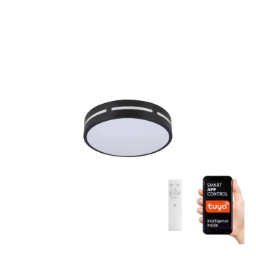 Immax NEO 07152-B30 - LED Reguliuojamas lubinis šviestuvas NEO LITE PERFECTO LED/24W/230V Wi-Fi Tuya juodas + valdymo pultas
