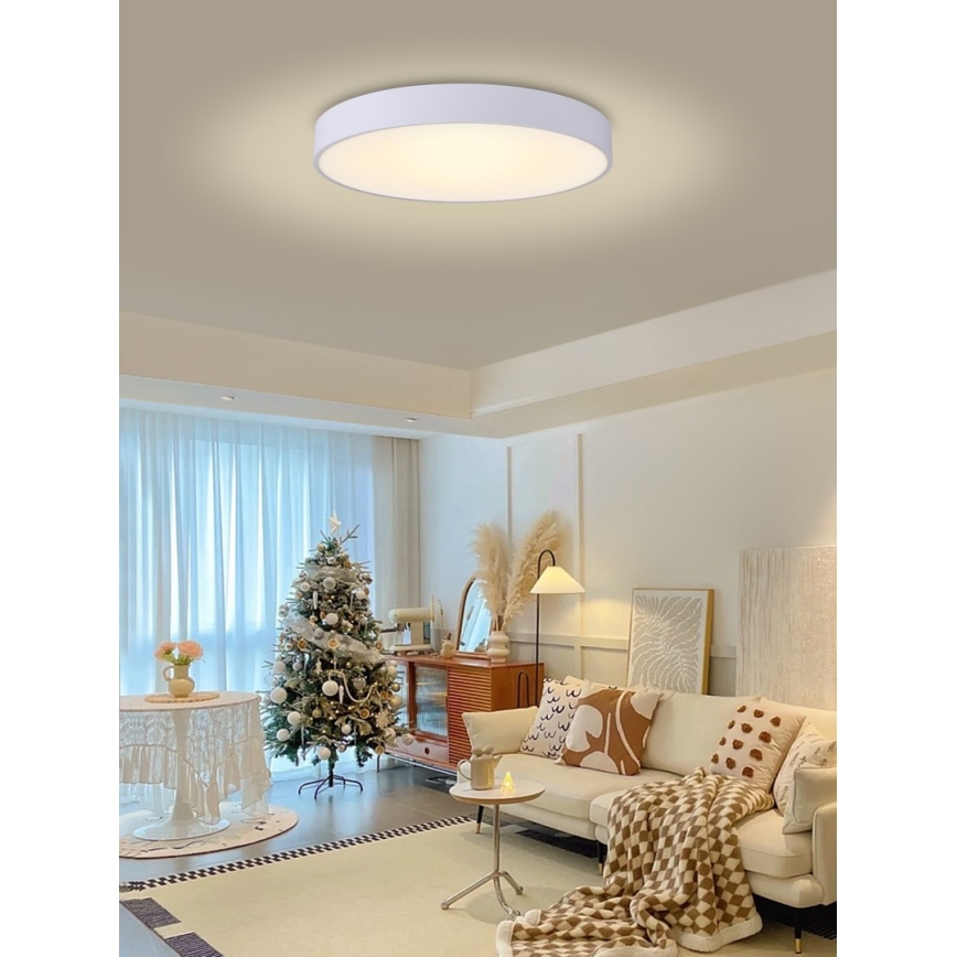 Immax NEO 07207L-LED Pritemdomas lubinis šviestuvas RONDATE 65W/230V 3000-6000K Tuya balta + nuotolinio valdymo pultas