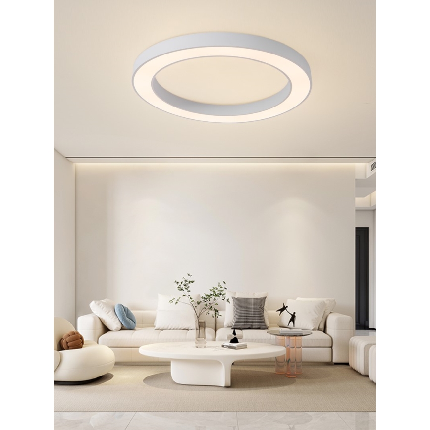 Immax NEO 07213L - LED Pritemdomas lubinis šviestuvas PASTEL LED/68W/230V 95 cm balta Tuya + nuotolinio valdymo pultas