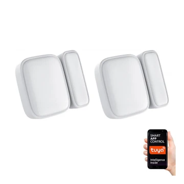 Immax NEO 07511L - RINKINYS 2x Langų ir durų magnetinis jutiklis SMART Zigbee Tuya