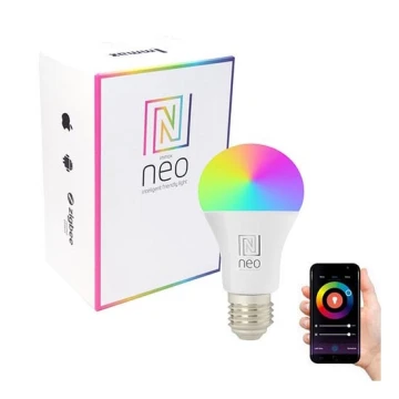 Immax NEO 07712L - LED RGB+CCT Pritemdoma elektros lemputė NEO LITE Smart E27/9W/230V Wi-Fi Tuya 2200 - 6500K