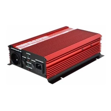 Įtampos keitiklis CARSPA 1000W/12/230V + UPS + pakrovėjas