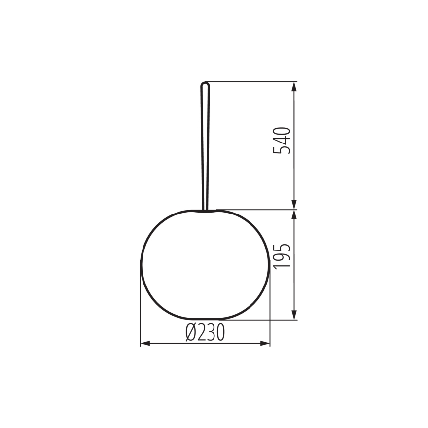 LED Lauko pritemdomas įkraunamas pakabinamas šviestuvas STONO LED/1W/3000 mAh IP54