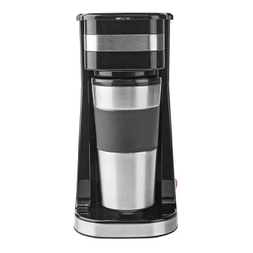 Kavos aparatas vienam puodeliui 0,4 l with timer ir travel mug