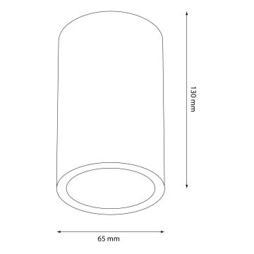 Lauko akcentinis šviestuvas ATLANTA 1xGU10/10W/230V IP54 juoda