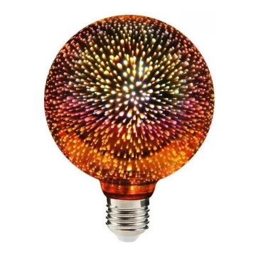 LED 3D Dekoratyvinė elektros lemputė E27/2W/230V - Aigostar