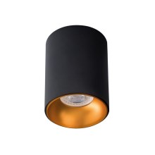 LED Akcentinis apšvietimas RITI 1xGU10/10W/230V juoda/auksas