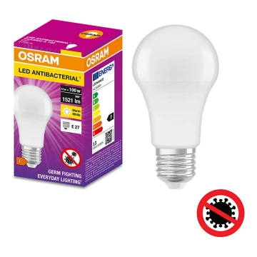 LED Antibakterinė lemputė A100 E27/13W/230V 2700K - Osram