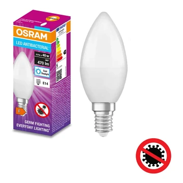 LED Antibakterinė lemputė B40 E14/4,9W/230V 6500K - Osram
