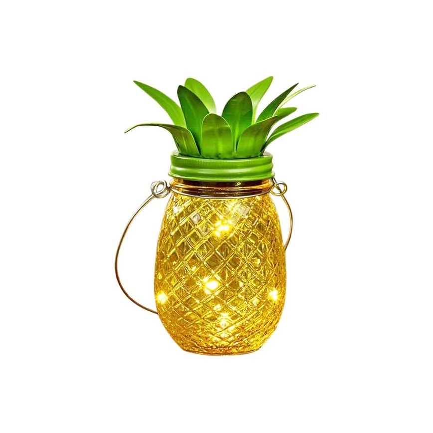 LED apšvietimas, įkraunamas saulės energija JAR LED/1,2V IP44 ananasų