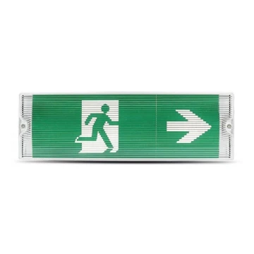 LED avarinė lemputė EMERGENCY EXIT LED/3W/230V IP65 6000K 1200mAh