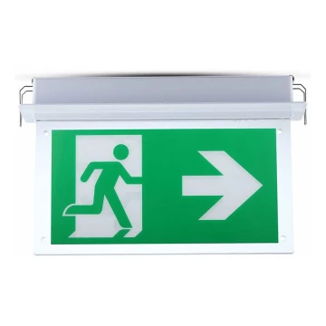 LED Avarinė lemputė EMERGENCY EXIT SAMSUNG CHIP LED/2W/230V 6000K