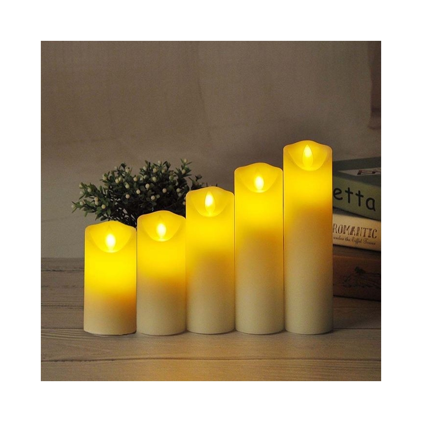 LED Candle LED/2xAA šilta balta 15 cm