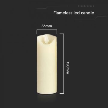 LED Candle LED/2xAA šilta balta 15 cm