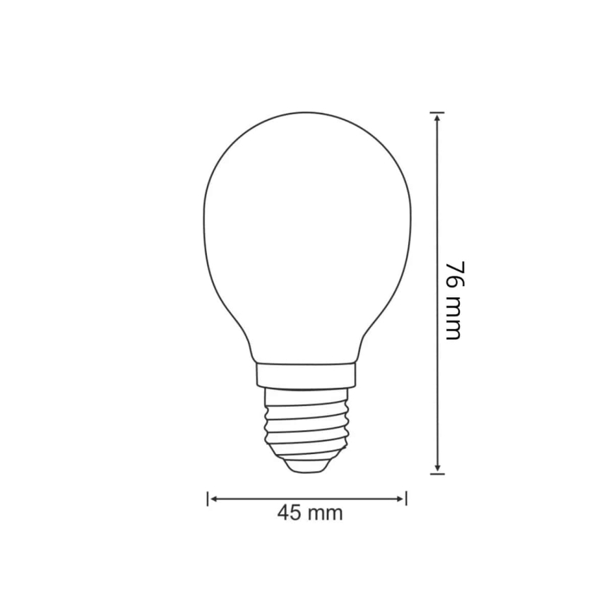 LED elektros lemputė 1xE27/2 5W/230V