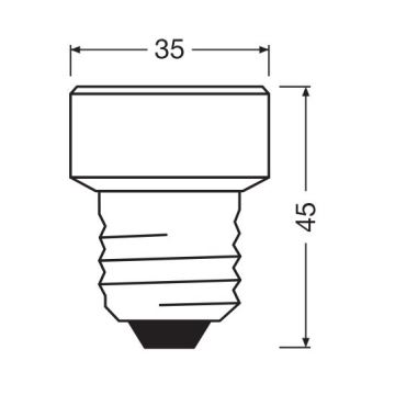 LED elektros lemputė E27/3,5W/230V 2700K - Osram