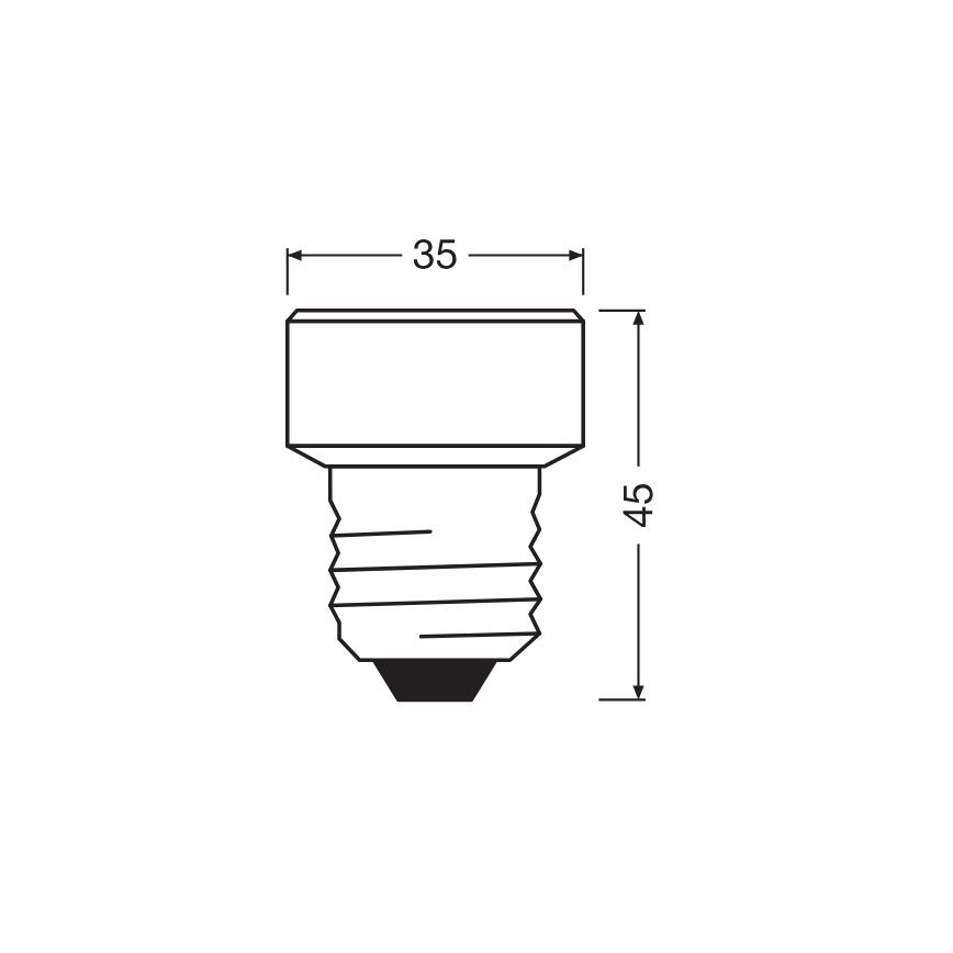 LED elektros lemputė E27/3,5W/230V 4000K - Osram