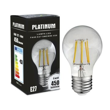 LED elektros lemputė FILAMENT E27/4W/230V