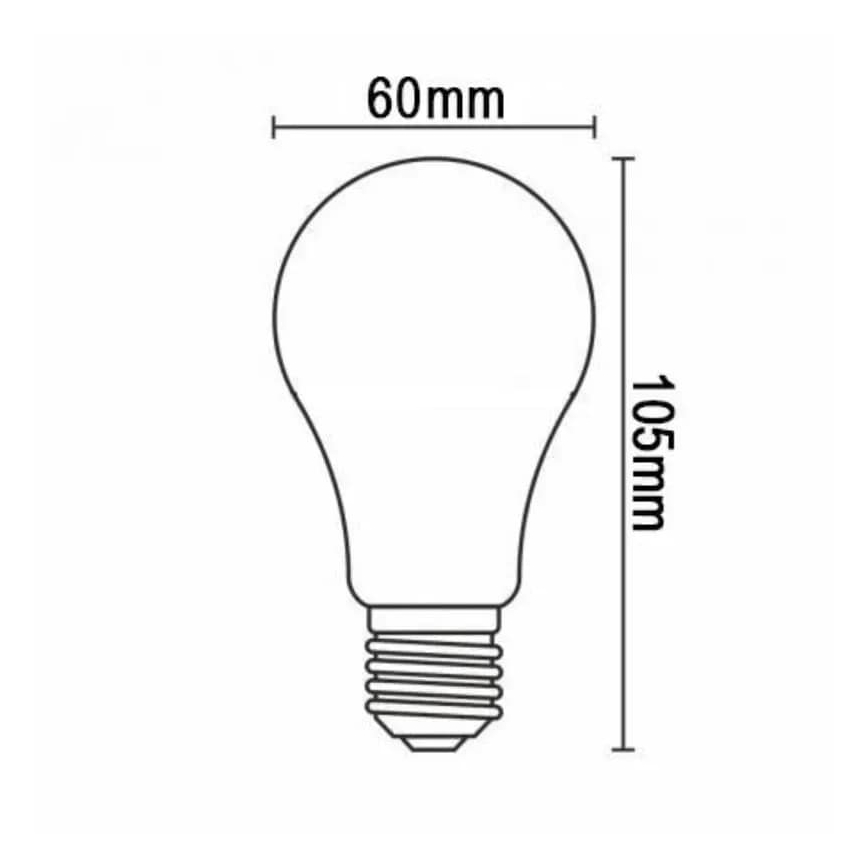LED elektros lemputė WHITE FILAMENT A60 E27/13W/230V 3000K