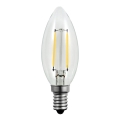 LED elektros lemputė FILAMENT C37 E14/2W/230V 3000K