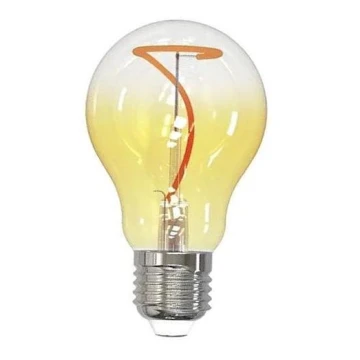 LED elektros lemputė FILAMENT SHAPE A60 E27/4W/230V 1800K geltona