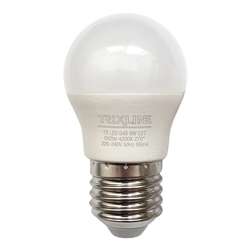 LED elektros lemputė G45 E27/6W/230V 4200K
