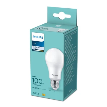 LED elektros lemputė Philips A60 E27/13W/230V 4000K