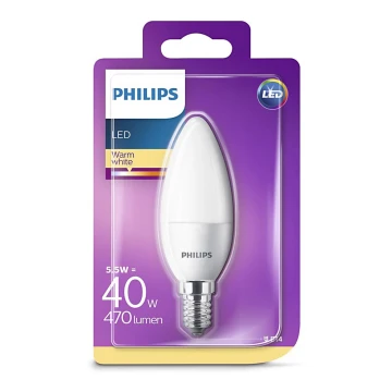 LED Elektros lemputė Philips E14/5,5W/230V 2700K