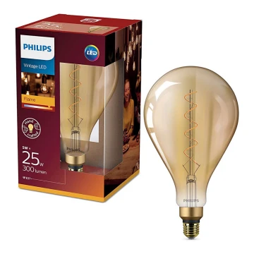 LED elektros lemputė Philips E27/5W/230V 2000K - VINTAGE