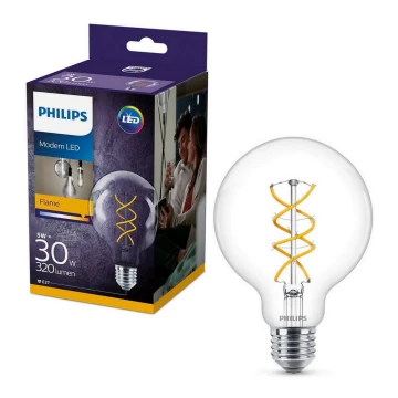 LED elektros lemputė Philips VINTAGE G95 E27/5W/230V 2200K