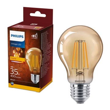 LED elektros lemputė VINTAGE Philips A60 E27/4W/230V