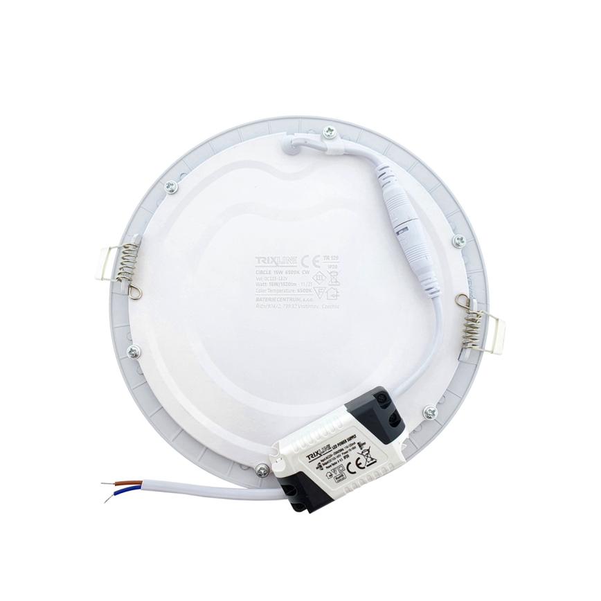 LED įleidžiamas lubinis šviestuvas CIRCLE LED/15W/230V 6500K