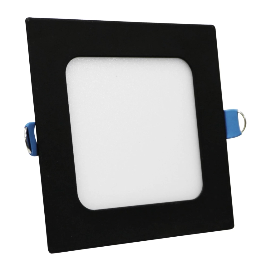 LED įleidžiamas lubinis šviestuvas RIGEL LED/4,8W/230V 4000K 11,8x11,8 cm juoda