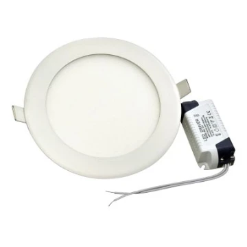 LED įleidžiamas lubinis šviestuvas RIKI-V LED/12W/230V pr.175 mm IP40