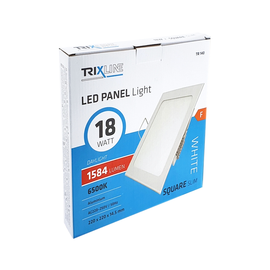 LED įleidžiamas lubinis šviestuvas SQUARE LED/18W/230V 6500K