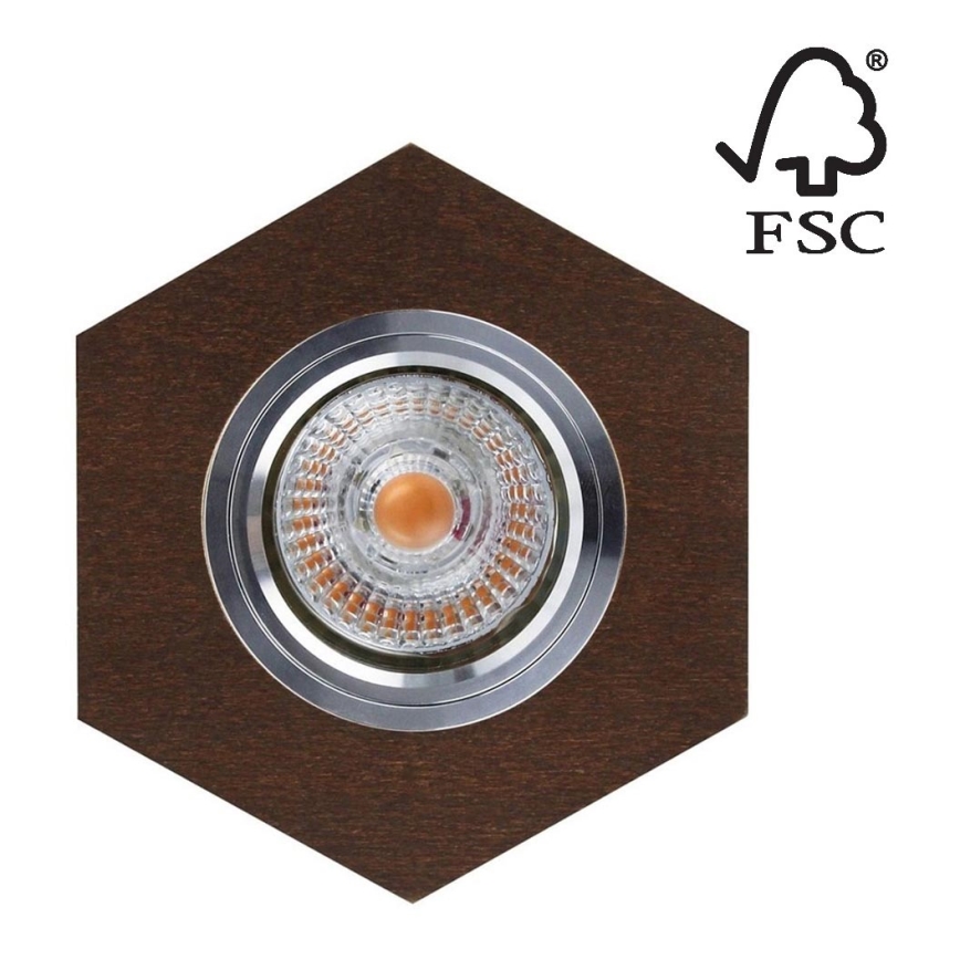 LED įleidžiamas lubinis šviestuvas VITAR 1xGU10/5W/230V CRI 90 bukas – FSC sertifikuota