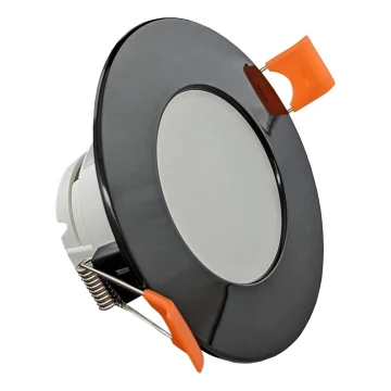 LED įleidžiamas lubinis vonios šviestuvas BONO LED/5W/230V 4000K IP65 juoda