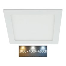 LED įleidžiamas lubinis vonios šviestuvas LED/18W/230V 3000/4000/6000K IP44