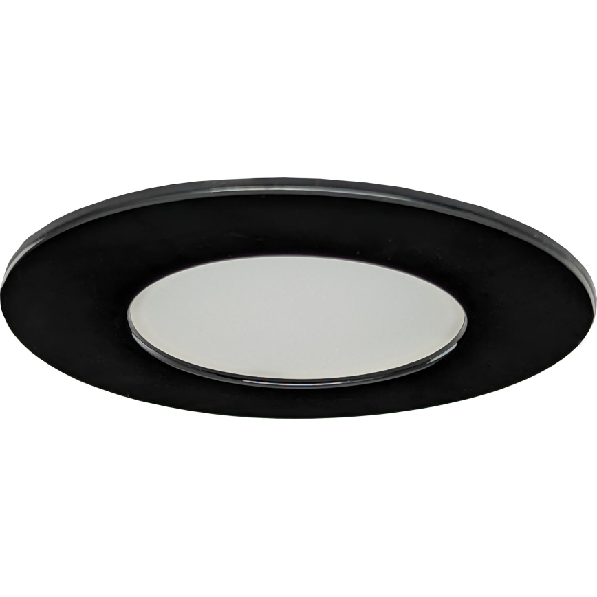 LED įleidžiamas lubinis vonios šviestuvas BONO LED/5W/230V 3000K IP65 juoda