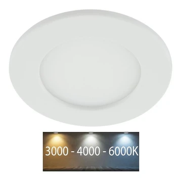 LED įleidžiamas lubinis vonios šviestuvas LED/6W/230V 3000/4000/6000K IP44