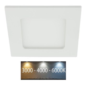 LED įleidžiamas lubinis vonios šviestuvas LED/6W/230V 3000/4000/6000K IP44