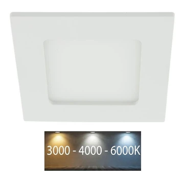 LED įleidžiamas lubinis vonios šviestuvas LED/6W/230V 3000/4000/6000K IP44