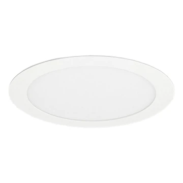 LED įleidžiamas lubinis vonios šviestuvas VEGA LED/12W/230V 2800K diametras 16,8 cm IP44 sniegas balta