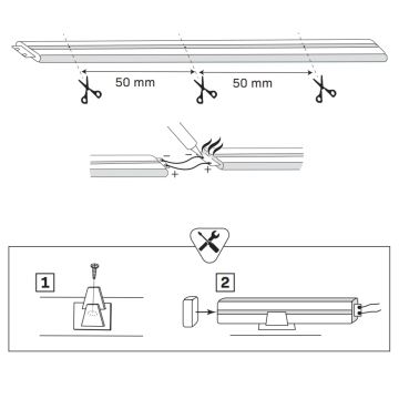 LED juosta NEON 5m LED/30W/24V žalia IP65