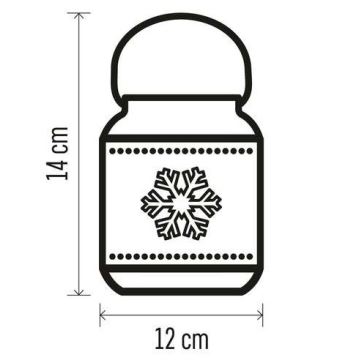 LED Kalėdinė dekoracija 1xLED/3xAAA balta