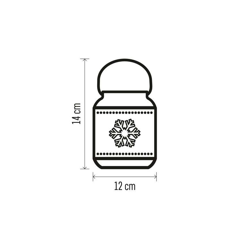 LED Kalėdinė dekoracija 1xLED/3xAAA balta